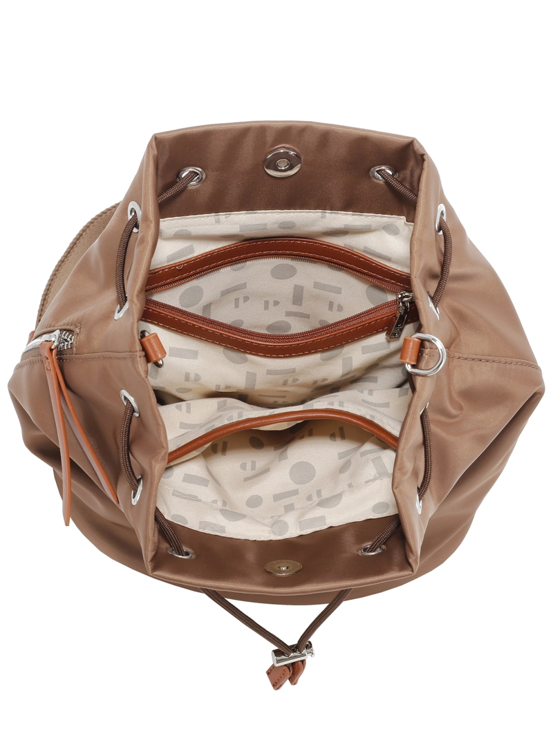 MOCHILA MUJER BUCKET POLLINI - POM095X | MARRON OSCURO - 5