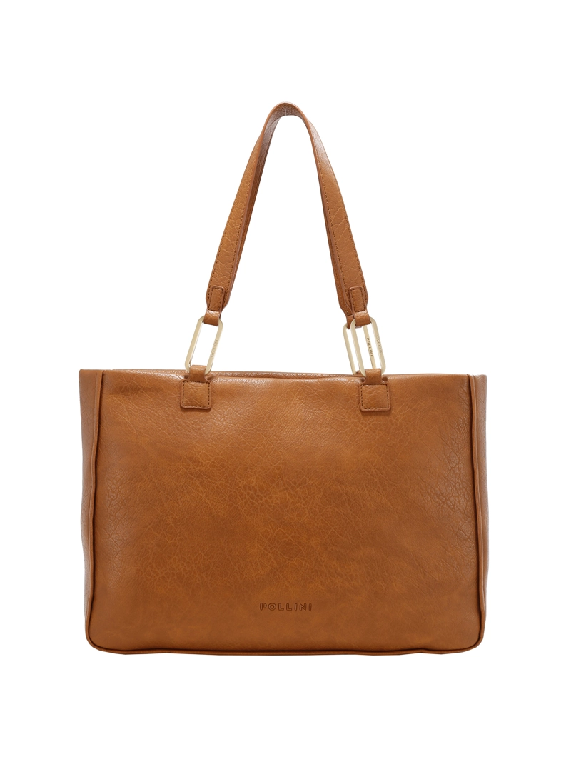 CARTERA TOTE XL DETALLE ARGOLLAS ZAPPA - POM097X | MARRON CLARO - 6