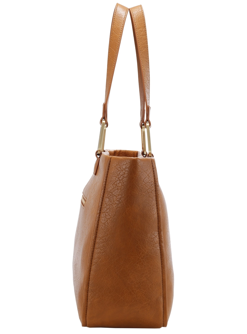 CARTERA TOTE XL DETALLE ARGOLLAS ZAPPA - POM097X | MARRON CLARO - 8