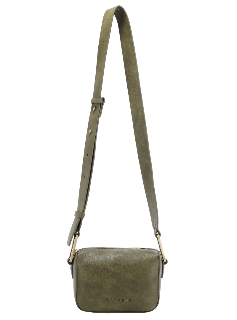 CARTERA BANDOLERA CON TEXTURA POLLINI - POM099X | VERDE - 8