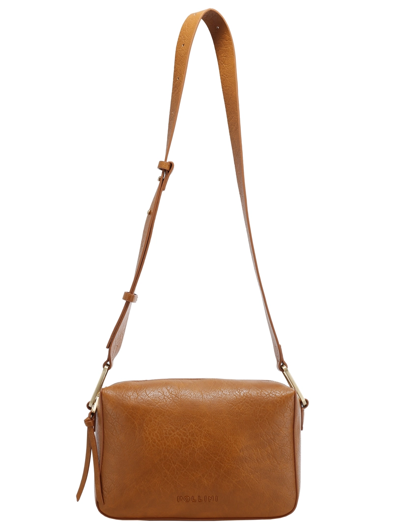 CARTERA BANDOLERA CON TEXTURA POLLINI - POM098X | MARRON CLARO - 3