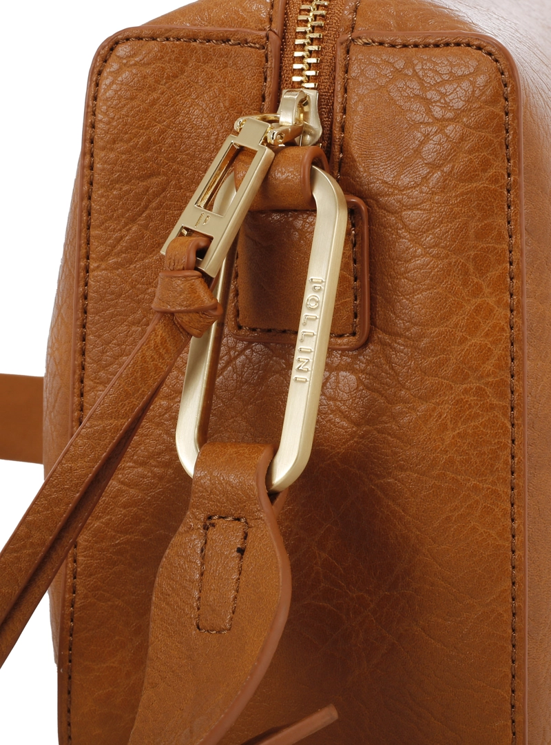 CARTERA BANDOLERA CON TEXTURA POLLINI - POM098X | NEGRO - 6