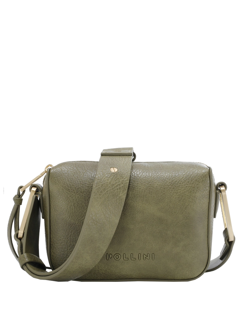 CARTERA BANDOLERA CON TEXTURA POLLINI - POM099X | NEGRO - 7