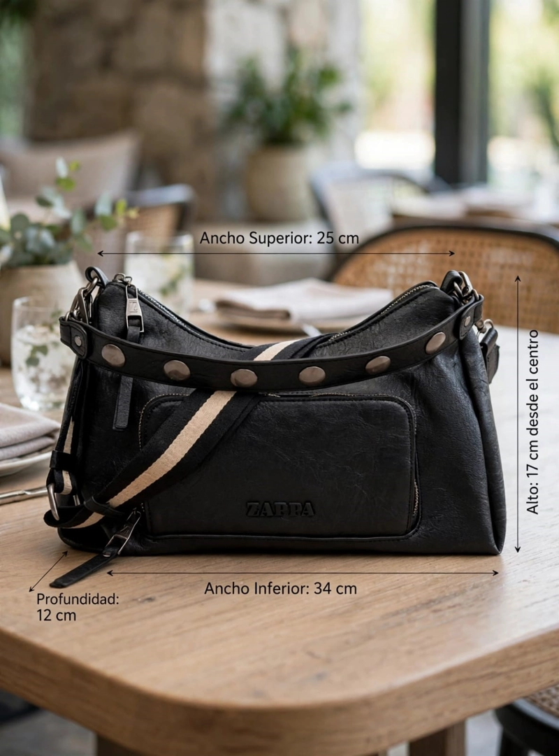 CARTERA MULTIUSO ZAPPA - ZAM083X | NEGRO - 2