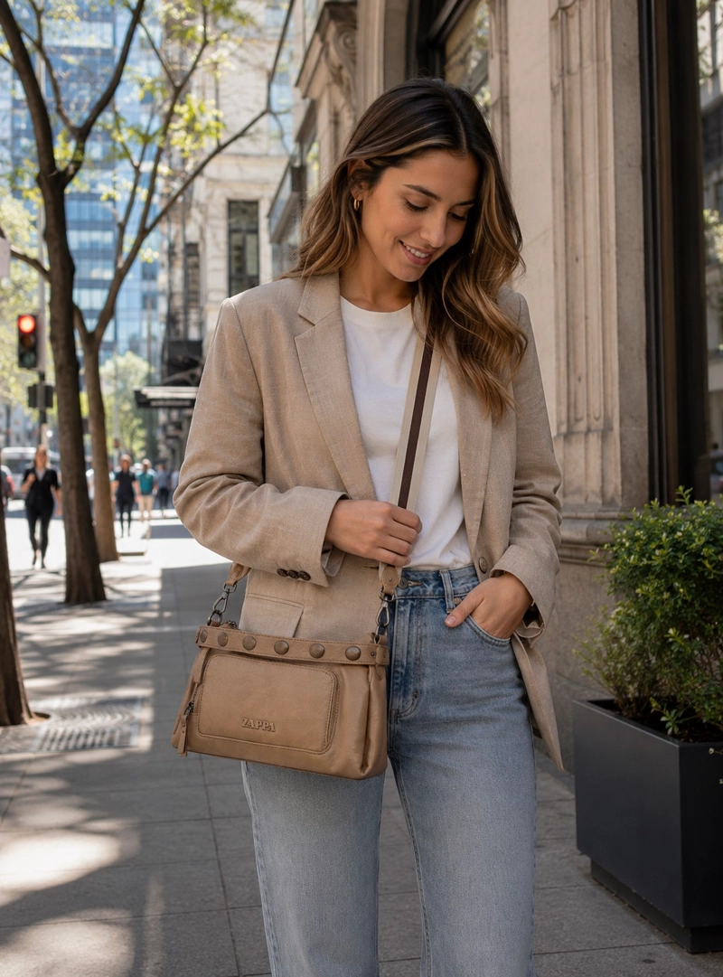 CARTERA MULTIUSO ZAPPA - ZAM083X | BEIGE - 1