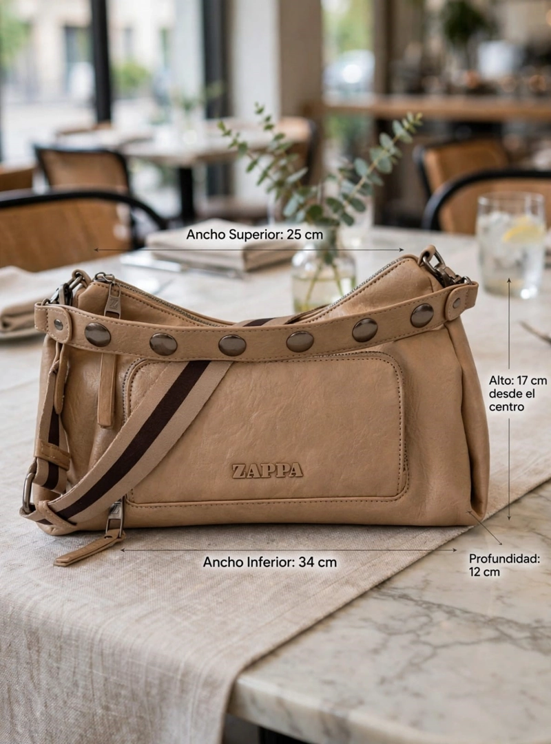 CARTERA MULTIUSO ZAPPA - ZAM083X | BEIGE - 2