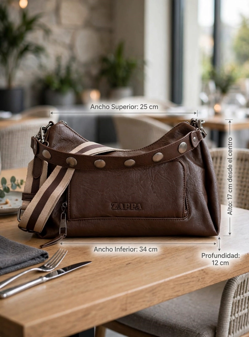 CARTERA MULTIUSO ZAPPA - ZAM083X | MARRON OSCURO - 2