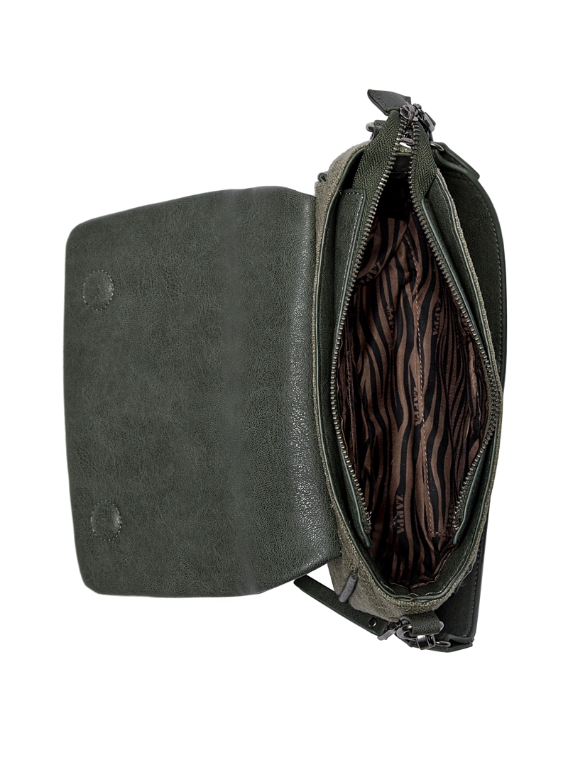 CARTERA BANDOLERA CANVAS TEJIDO + PU ZAPPA - ZAM082X | MARRON CLARO - 6