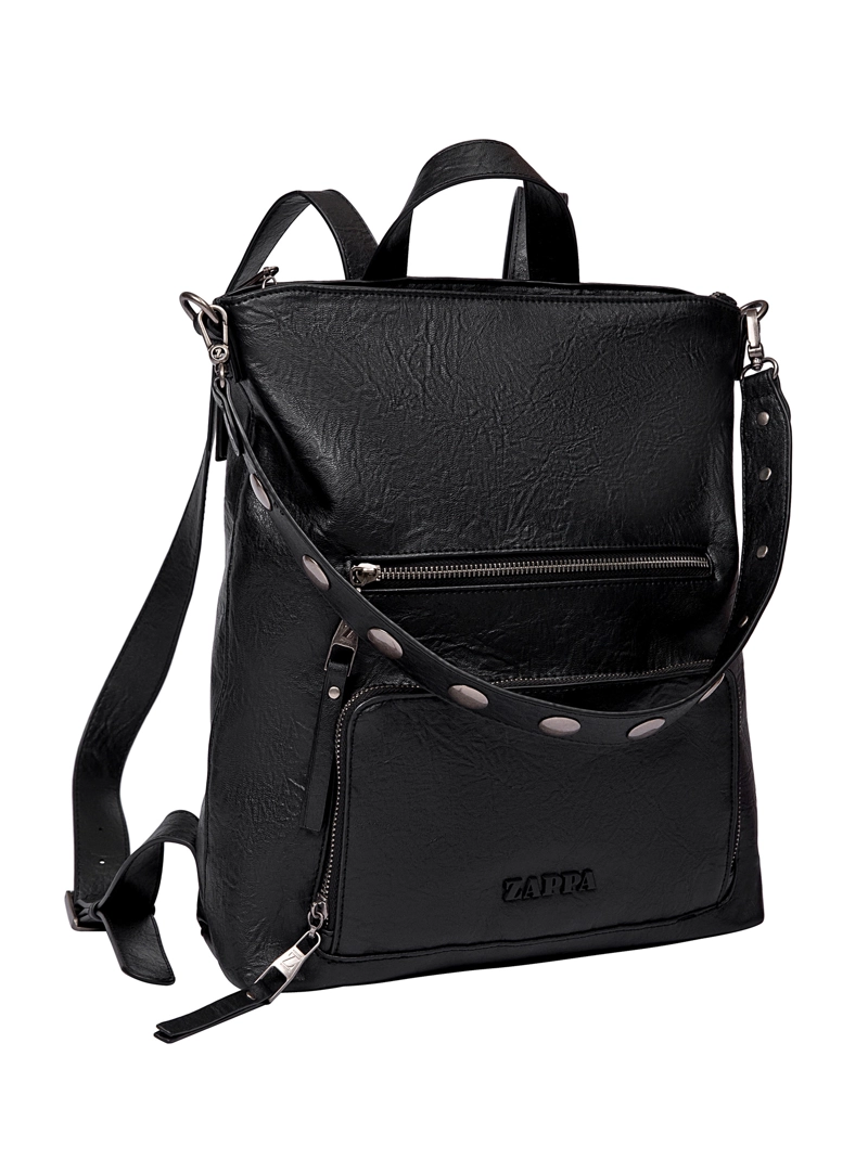 MOCHILA MUCHAS DETALLE TACHAS ZAPPA - ZAM084X | NEGRO - 5