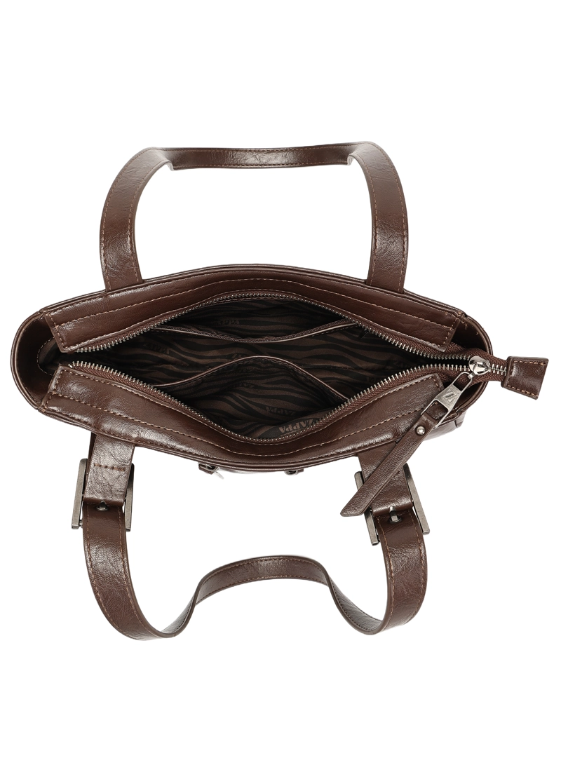 CARTERA TOTE BAGUETTE ZAPPA - ZAM085X | MARRON OSCURO - 5