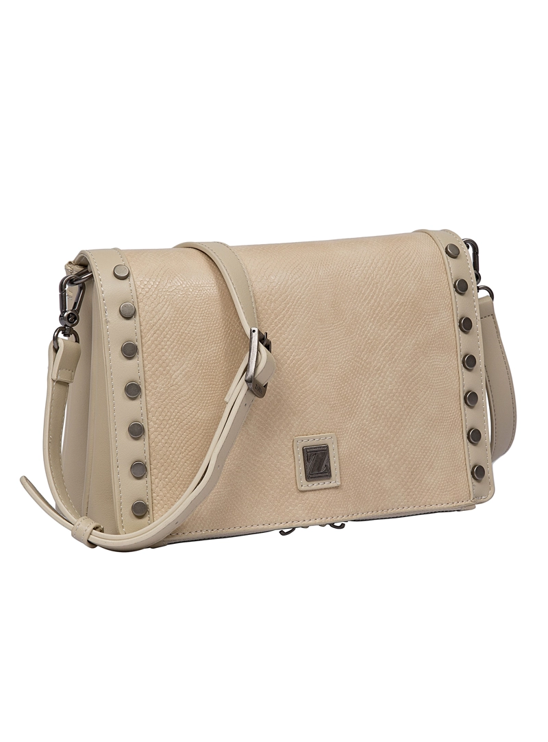 CARTERA BANDOLERA DETALLE TACHAS ZAPPA - ZAM087X | NEGRO - 3