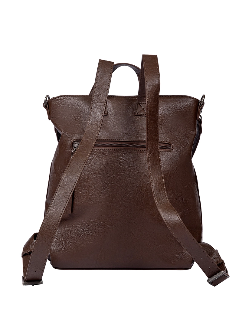MOCHILA MUCHAS DETALLE TACHAS ZAPPA - ZAM084X | MARRON OSCURO - 4