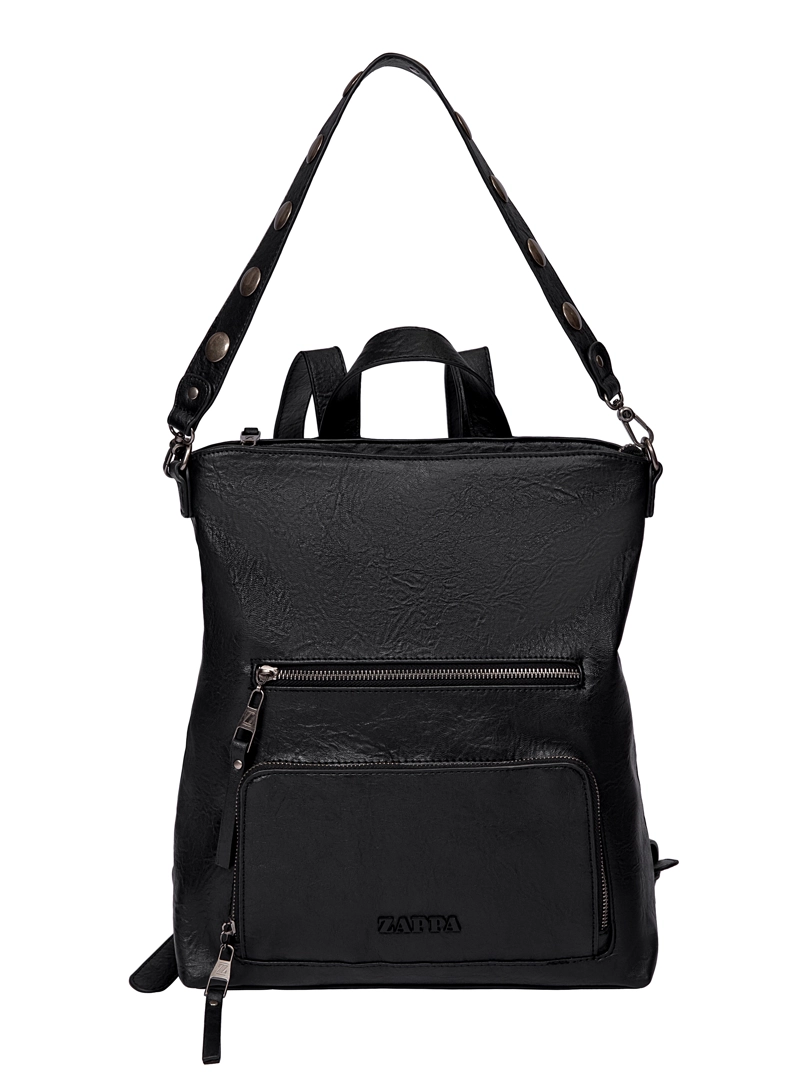 MOCHILA MUCHAS DETALLE TACHAS ZAPPA - ZAM084X | MARRON OSCURO - 6