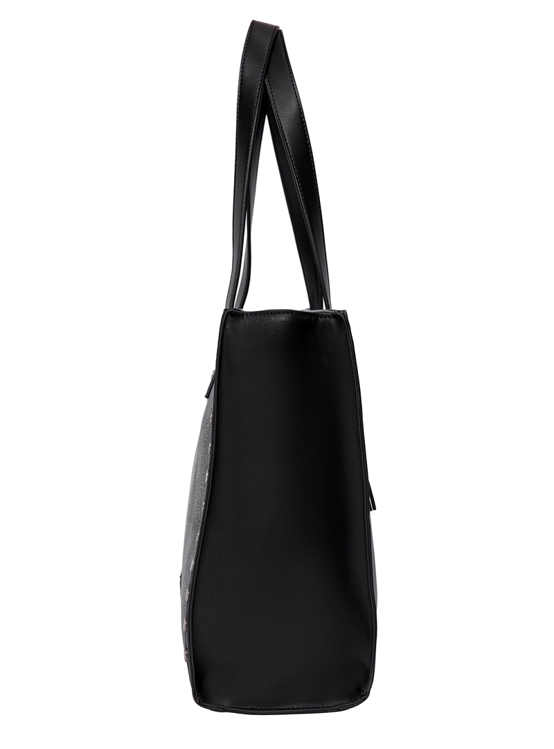 CARTERA TOTE XL DETALLE TACHAS ZAPPA - ZAM088X | NEGRO - 4