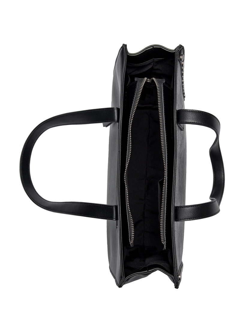 CARTERA TOTE XL DETALLE TACHAS ZAPPA - ZAM088X | NEGRO - 5