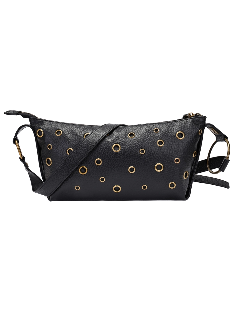 CARTERA CON DETALLE OJETILLOS Y ARGOLLA ZAPPA - ZAM090X | NEGRO - 9