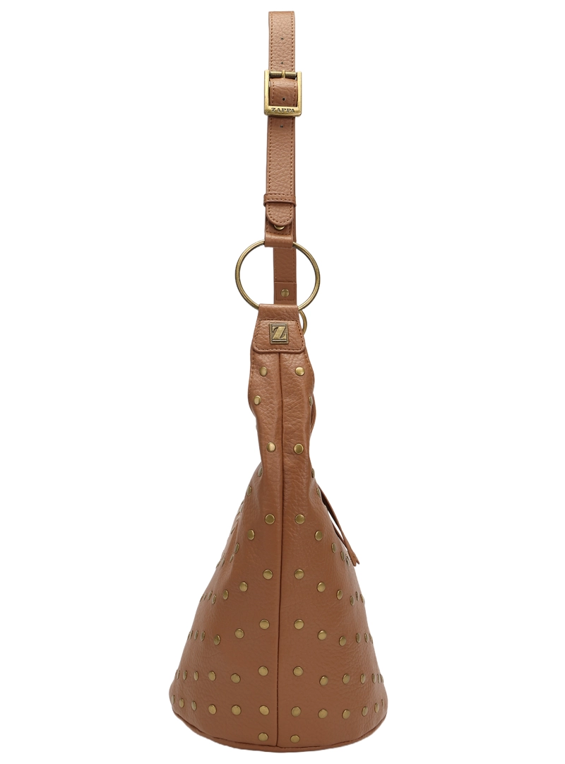 CARTERA TOTE HOBO CUERA ZAPPA - ZAM089X | MARRON CLARO - 4