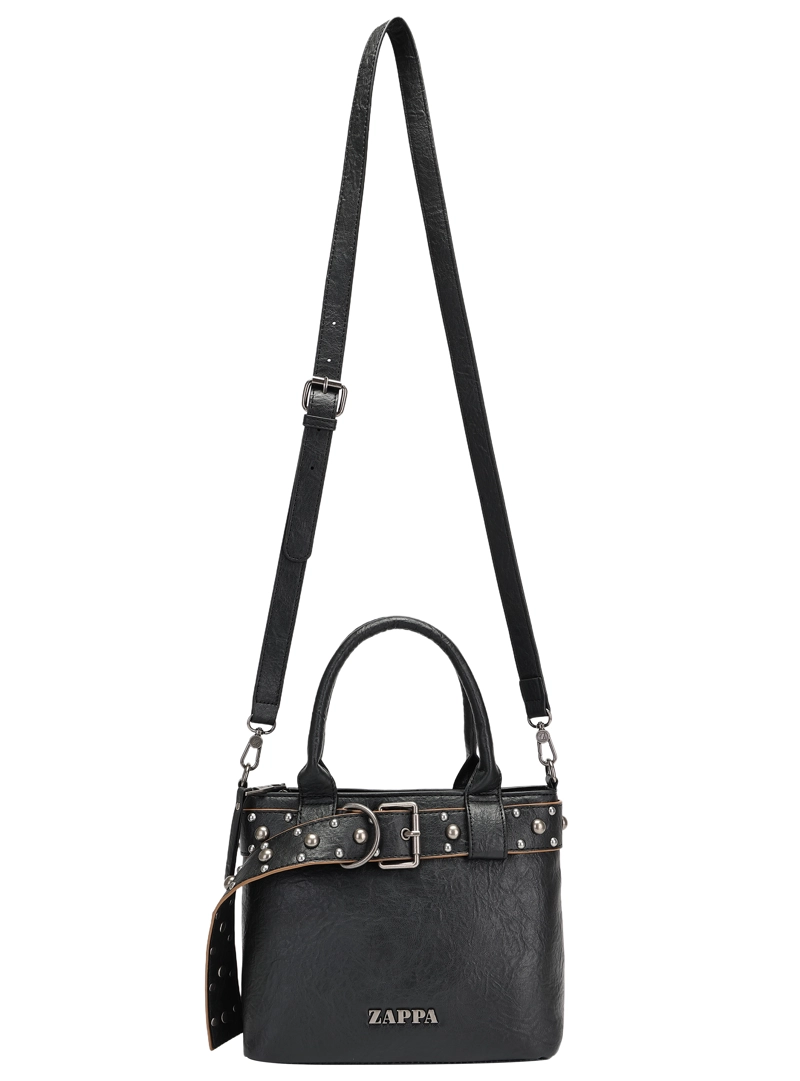 CARTERA BANDOLERA DETALLE CINTURON ZAPPA - ZAM092X | NEGRO - 3