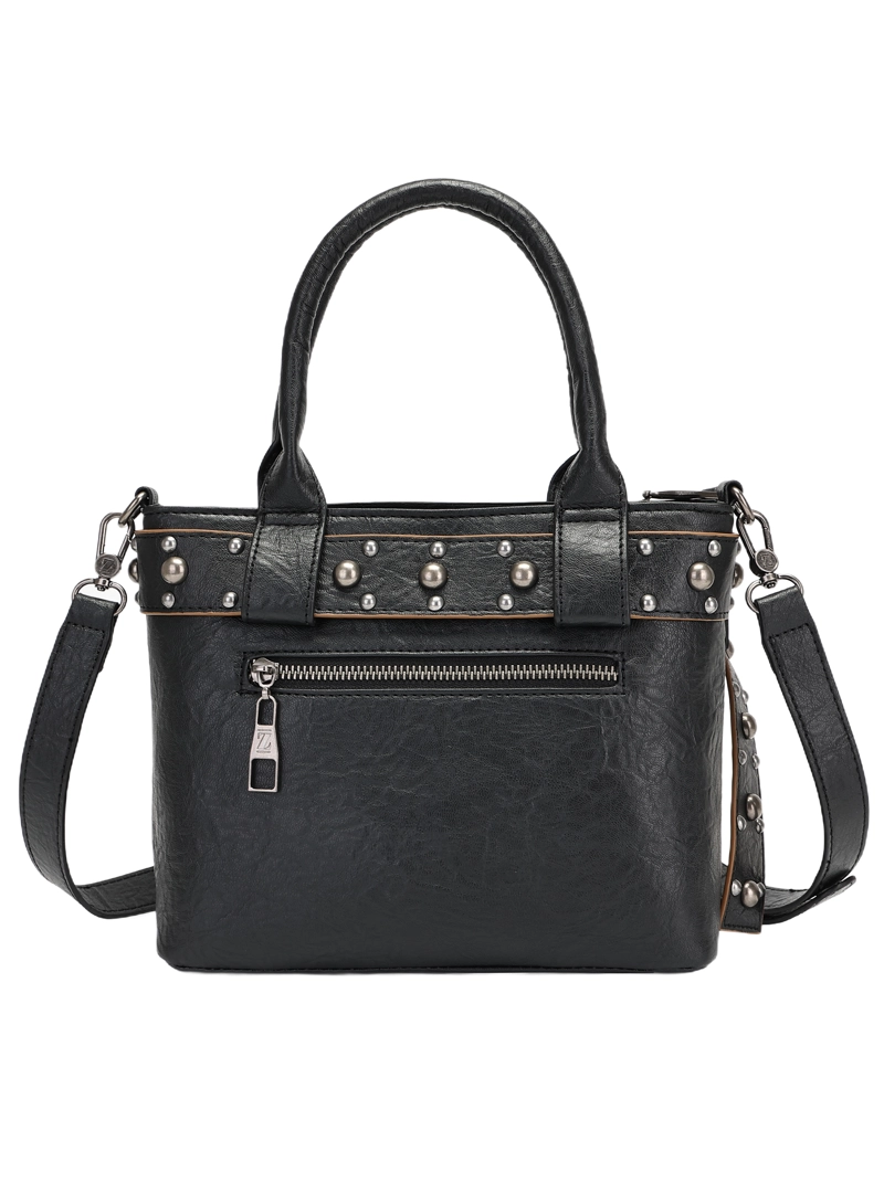 CARTERA BANDOLERA DETALLE CINTURON ZAPPA - ZAM092X | NEGRO - 5