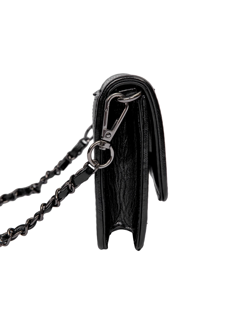 MINI CARTERA FIESTA CON CADENA ZAPPA - ZAM095X | NEGRO - 5