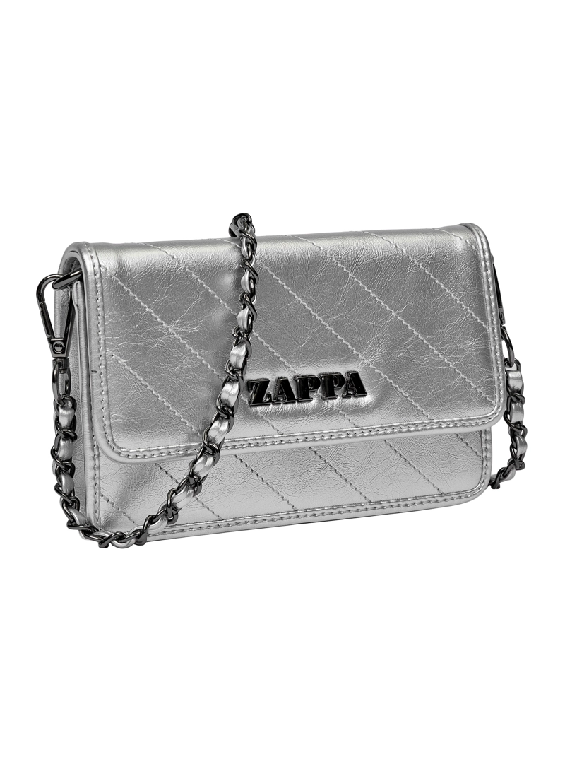 MINI CARTERA FIESTA CON CADENA ZAPPA - ZAM095X | PLATEADO - 4
