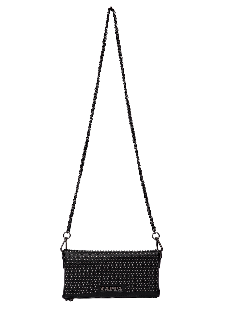 CARTERA BANDOLERA FIESTA DETALLE TACHAS ZAPPA - ZAM097X | NEGRO - 5