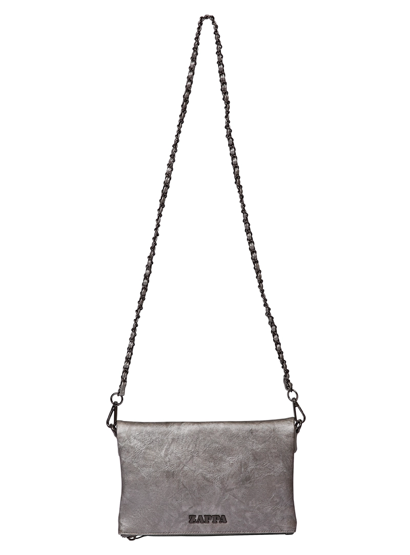 CARTERA BANDOLERA FIESTA EFECTO VINTAGE ZAPPA - ZAM098X | PLATEADO - 3