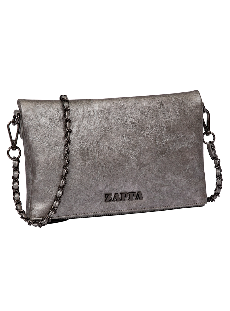 CARTERA BANDOLERA FIESTA EFECTO VINTAGE ZAPPA - ZAM098X | PLATEADO - 4