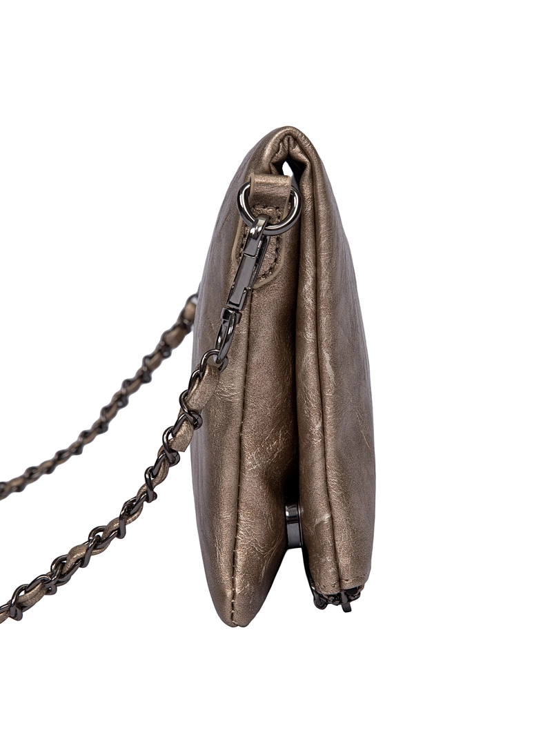 CARTERA BANDOLERA FIESTA EFECTO VINTAGE ZAPPA - ZAM098X | DORADO - 5