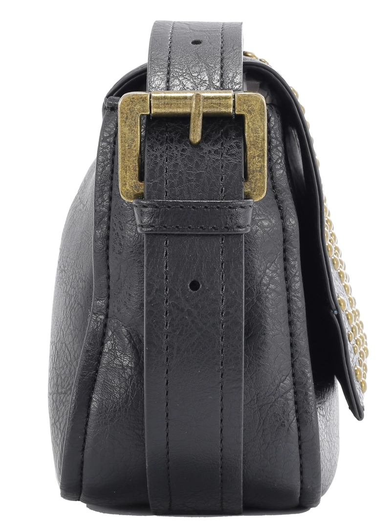 CARTERA BANDOLERA DETALLE TACHAS ZAPPA - ZAM105X | NEGRO - 4