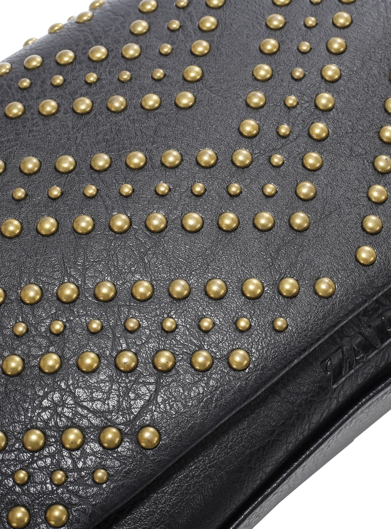 CARTERA BANDOLERA DETALLE TACHAS ZAPPA - ZAM105X | NEGRO - 6