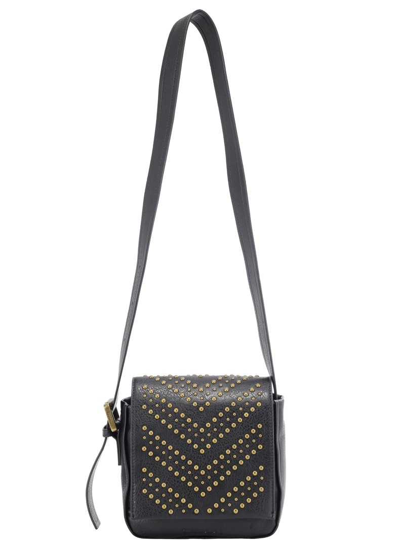 CARTERA BANDOLERA DETALLE TACHAS ZAPPA - ZAM106X | NEGRO - 8