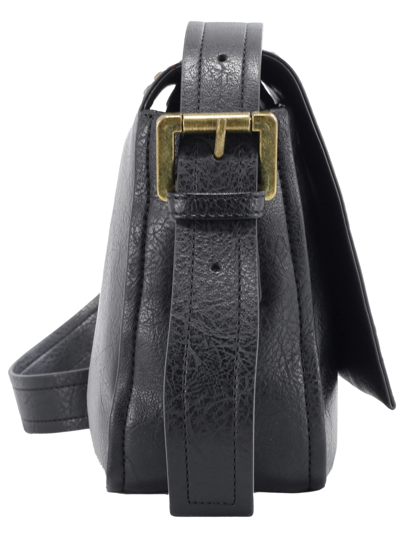 CARTERA BANDOLERA DETALLE TACHAS ZAPPA - ZAM106X | NEGRO - 9