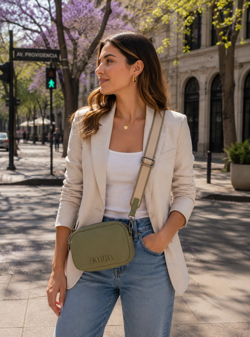 CARTERA BANDOLERA LIVIANA ZAPPA - ZAM107X | VERDE - 1
