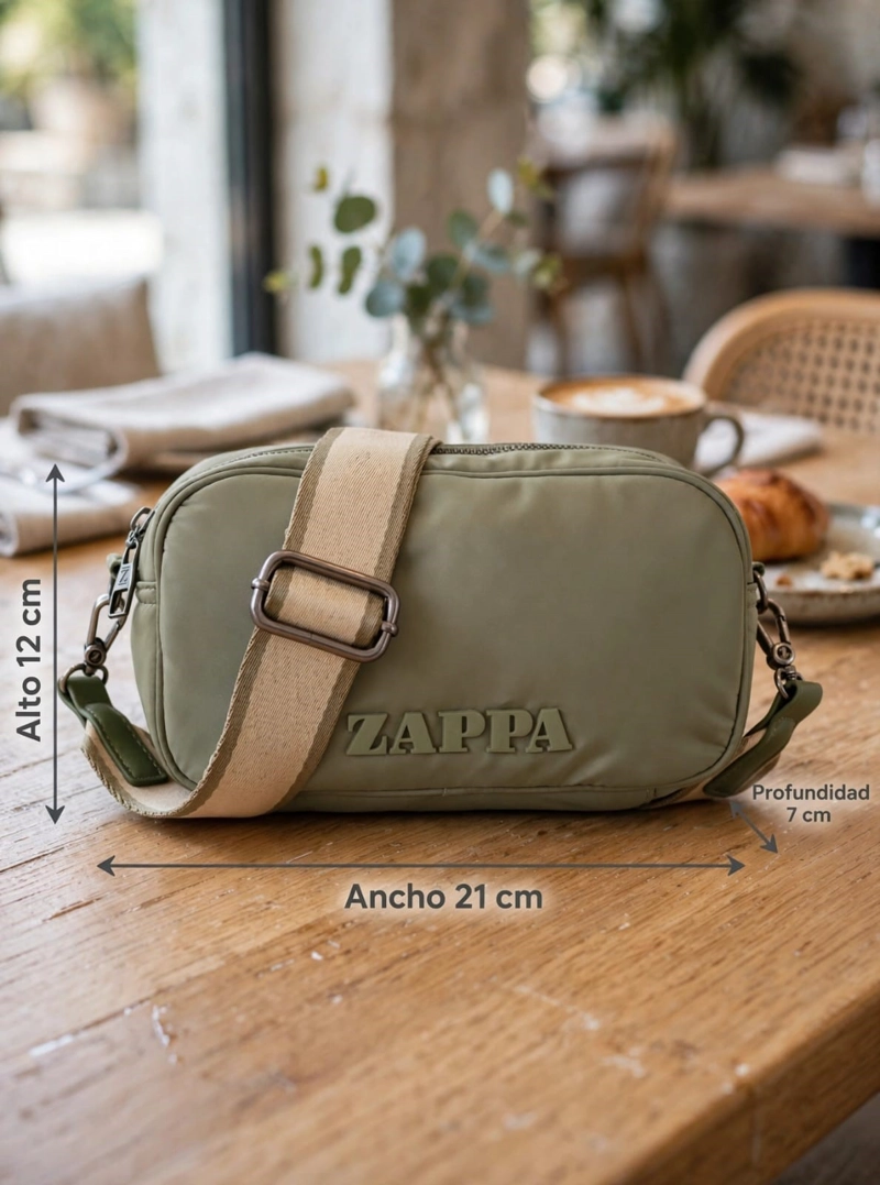 CARTERA BANDOLERA LIVIANA ZAPPA - ZAM107X | VERDE - 2