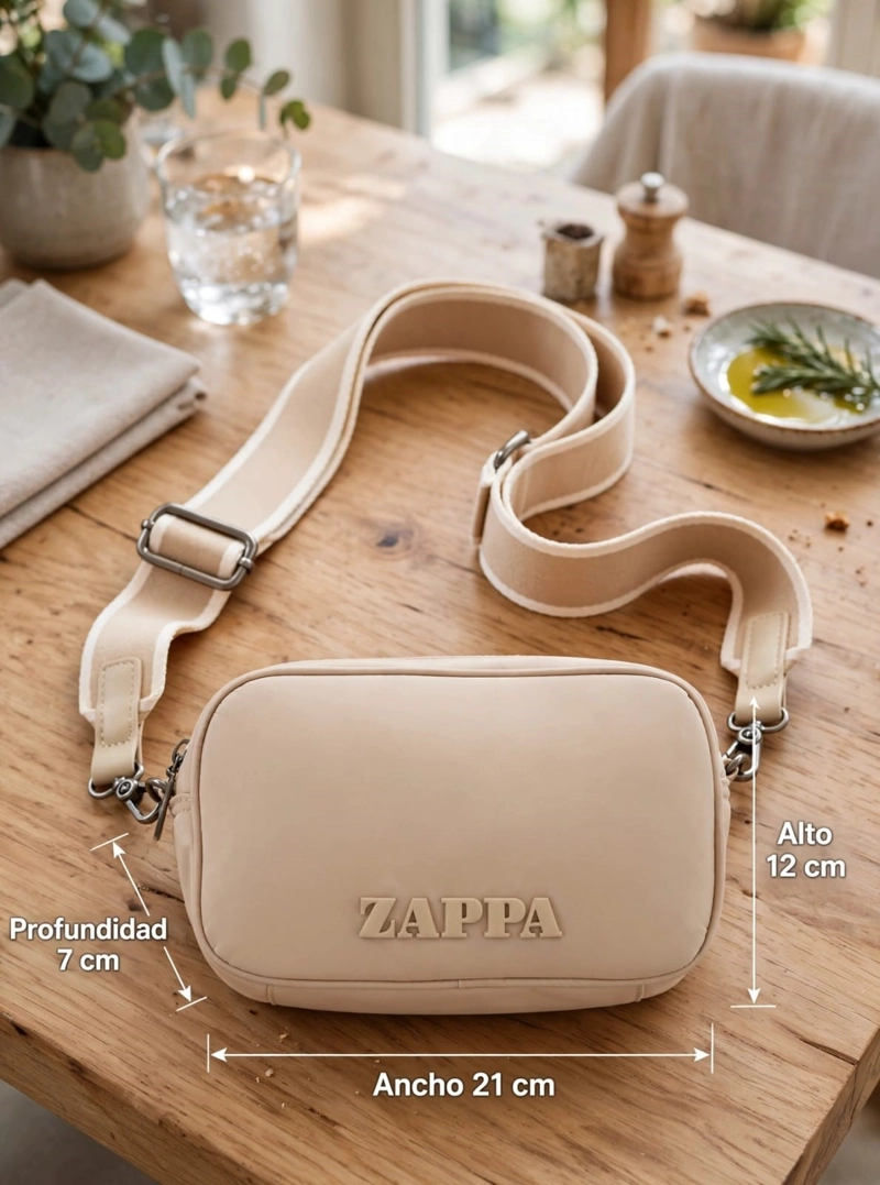 CARTERA BANDOLERA LIVIANA ZAPPA - ZAM107X | BEIGE - 2