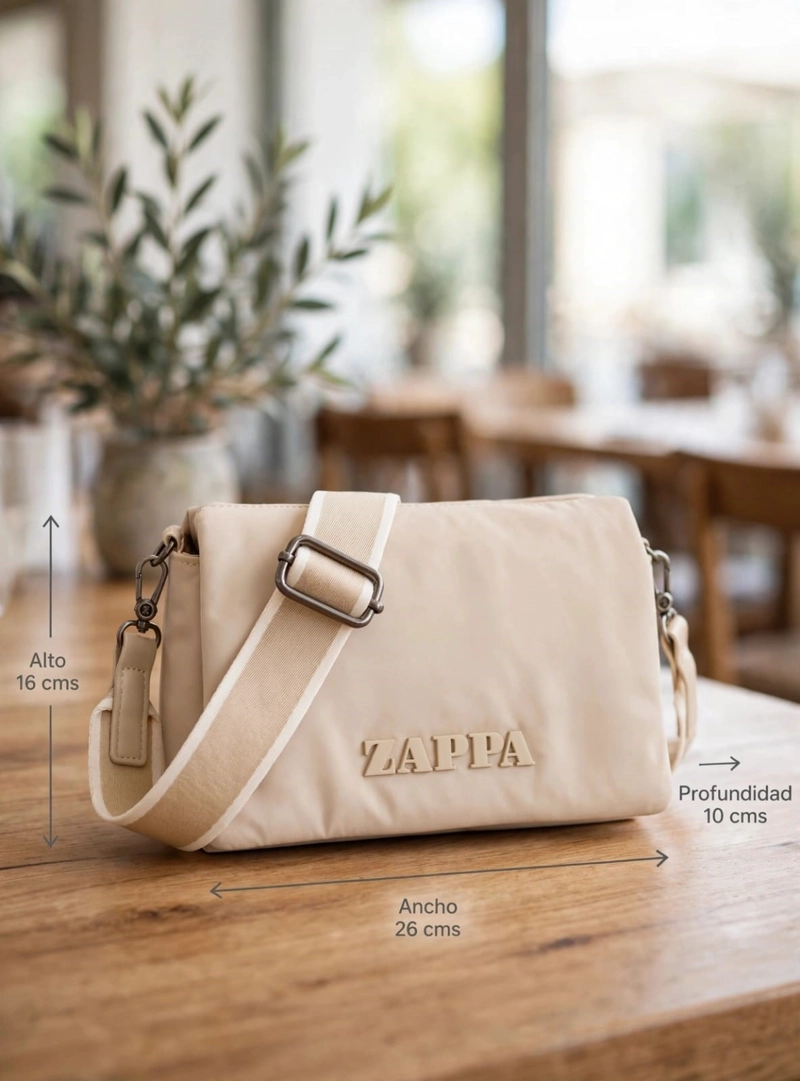 CARTERA BANDOLERA LIVIANA ZAPPA - ZAM108X | BEIGE - 2