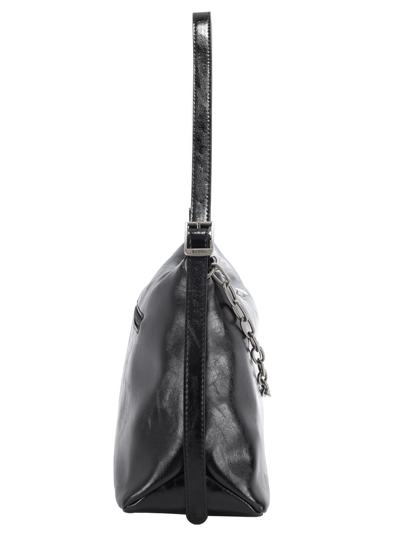CARTERA TOTE DETALLE CADENA ZAPPA - ZAM110X | NEGRO - 4