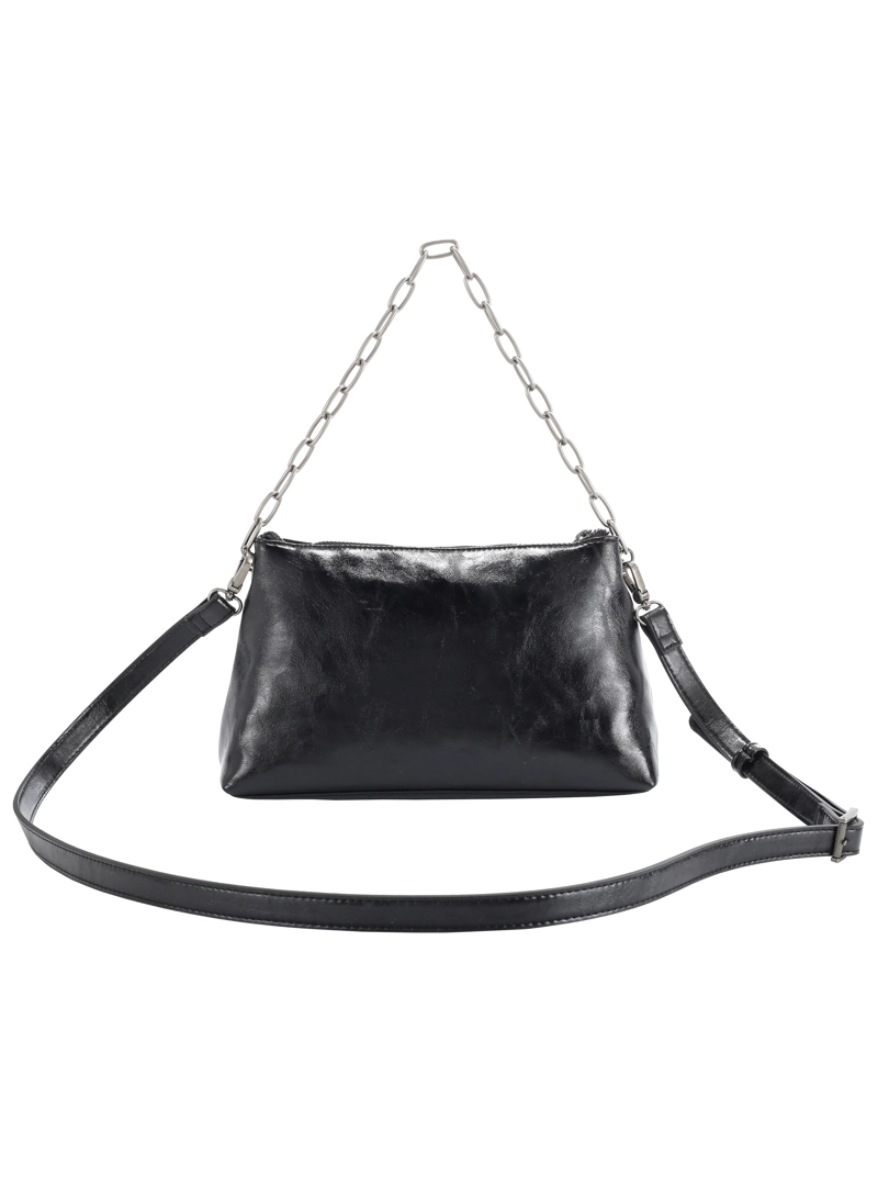 CARTERA BANDOLERA DETALLE CADENA ZAPPA - ZAM111X | NEGRO - 5