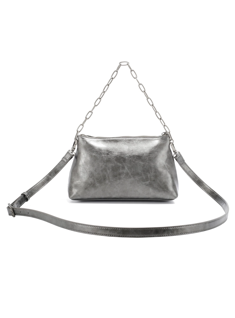 CARTERA BANDOLERA DETALLE CADENA ZAPPA - ZAM111X | PLATEADO - 5