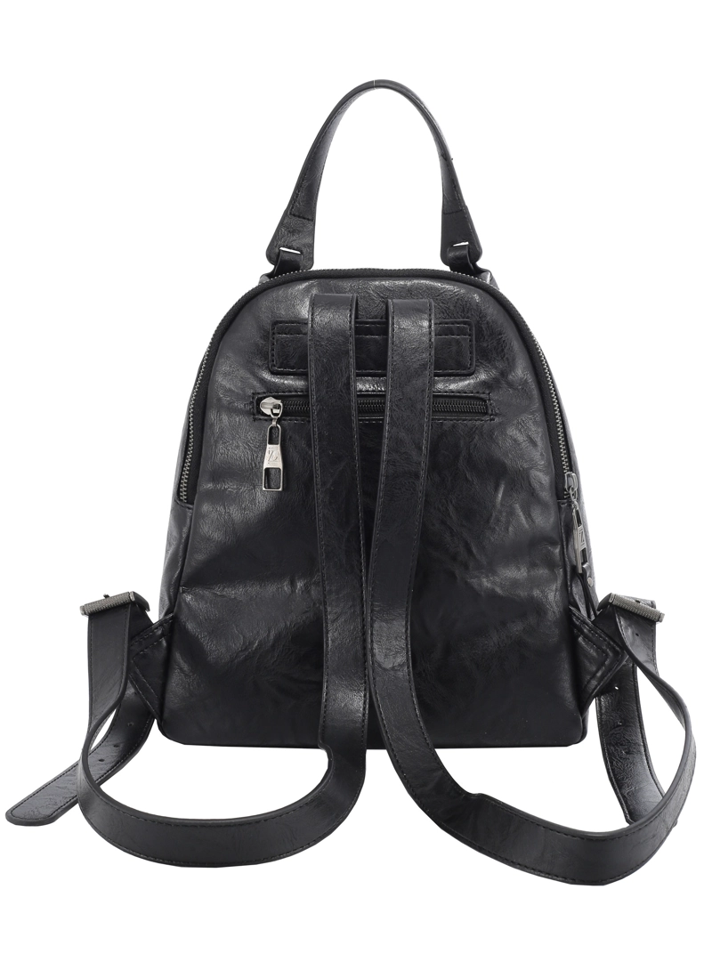 MOCHILA MUJER EFECTO VINTAGE ZAPPA - ZAM112X | NEGRO - 3