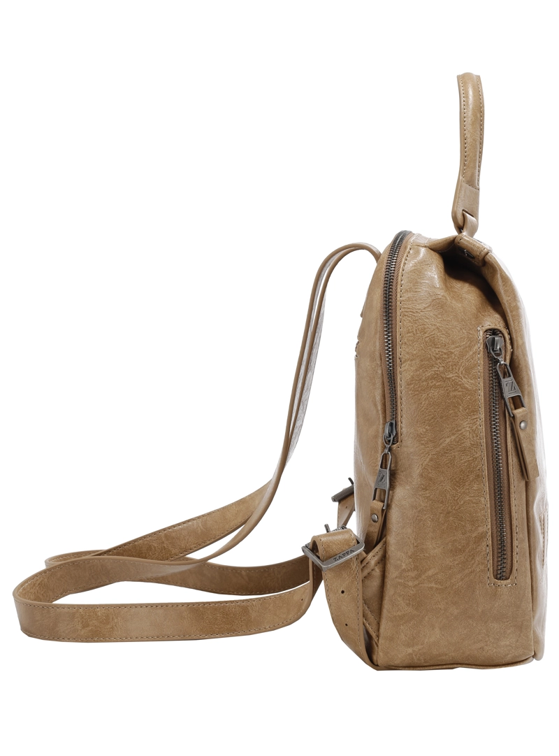 MOCHILA MUJER EFECTO VINTAGE ZAPPA - ZAM112X | NEGRO - 8