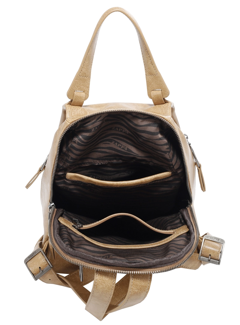 MOCHILA MUJER EFECTO VINTAGE ZAPPA - ZAM112X | NEGRO - 9