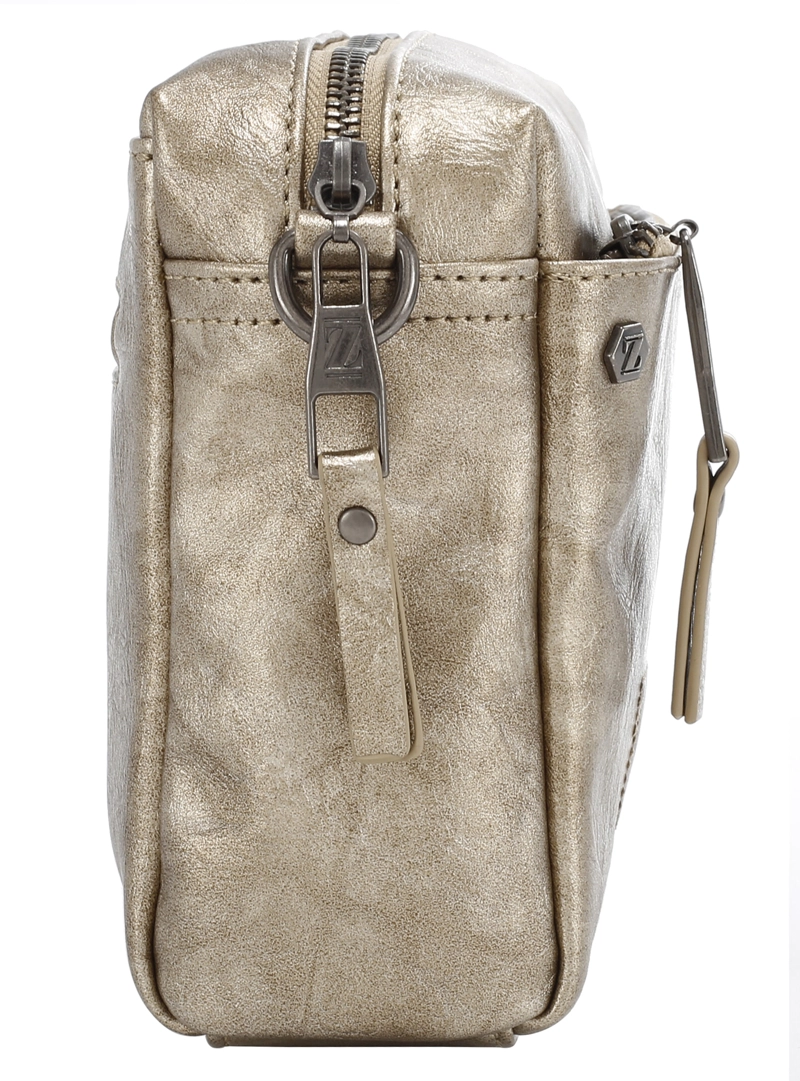 CARTERA BANDOLERA EFECTO VINTAGE ZAPPA - ZAM114X | DORADO - 4