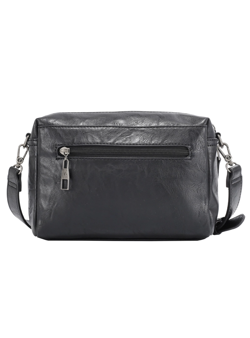 CARTERA BANDOLERA EFECTO VINTAGE ZAPPA - ZAM114X | NEGRO - 5