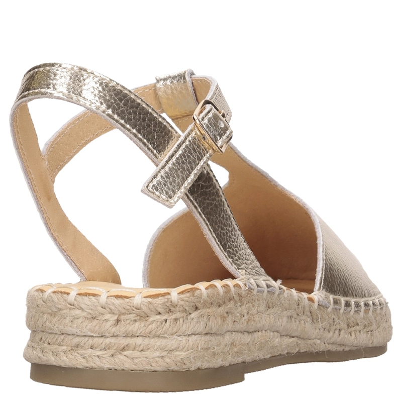 ALPARGATA CASUAL MUJER POLLINI - POM0121 | DORADO - 3