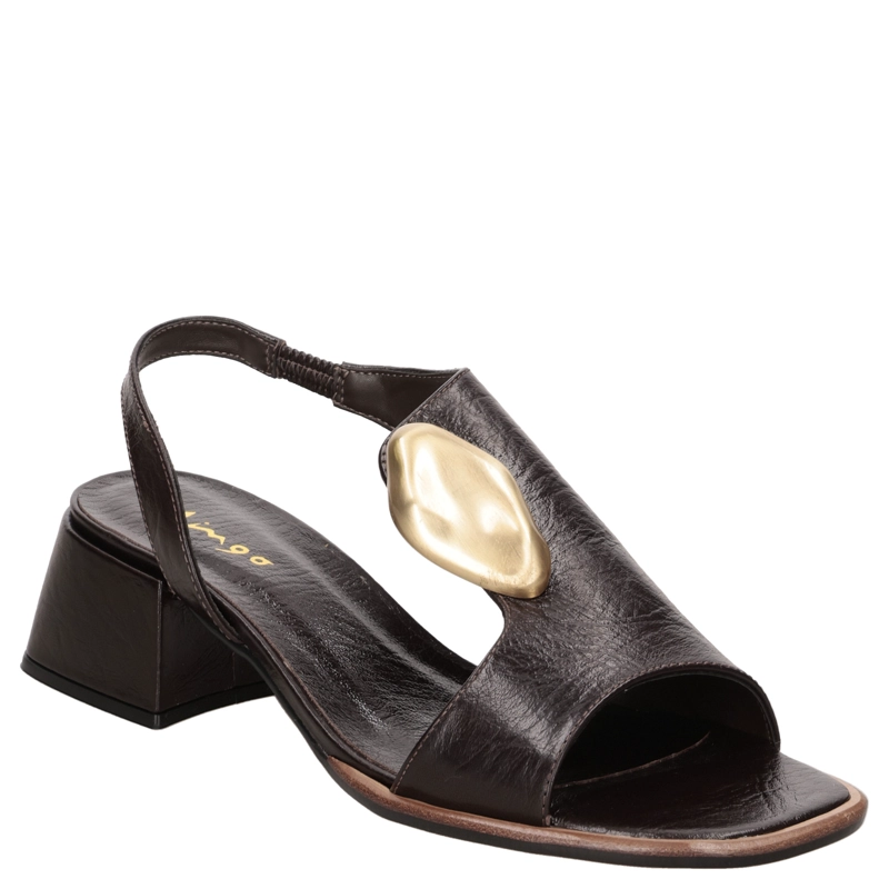 SANDALIA CASUAL MUJER MINGO - MIM0224 | MARRON OSCURO - 2