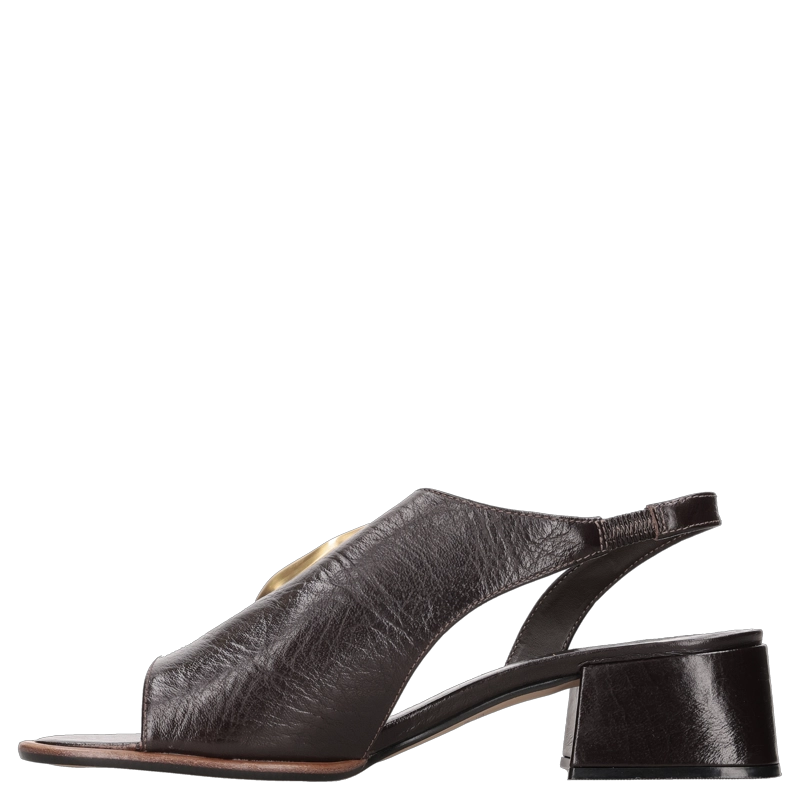 SANDALIA CASUAL MUJER MINGO - MIM0224 | MARRON OSCURO - 4