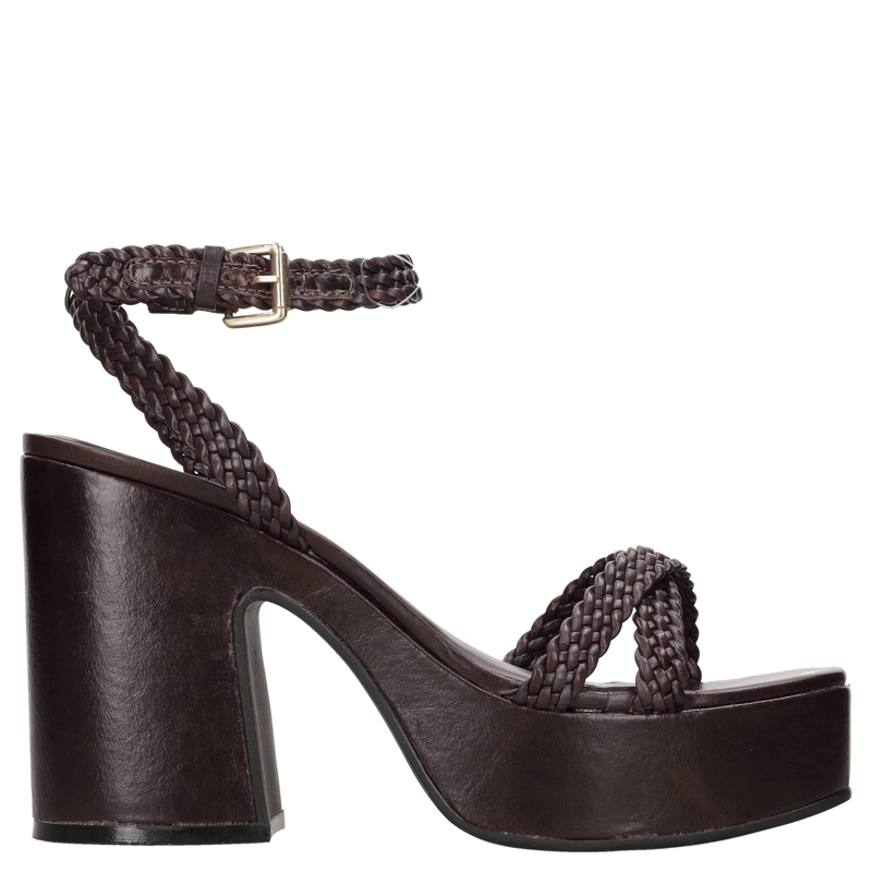 SANDALIA CASUAL MUJER MINGO - MIM0225 | MARRON OSCURO - 1