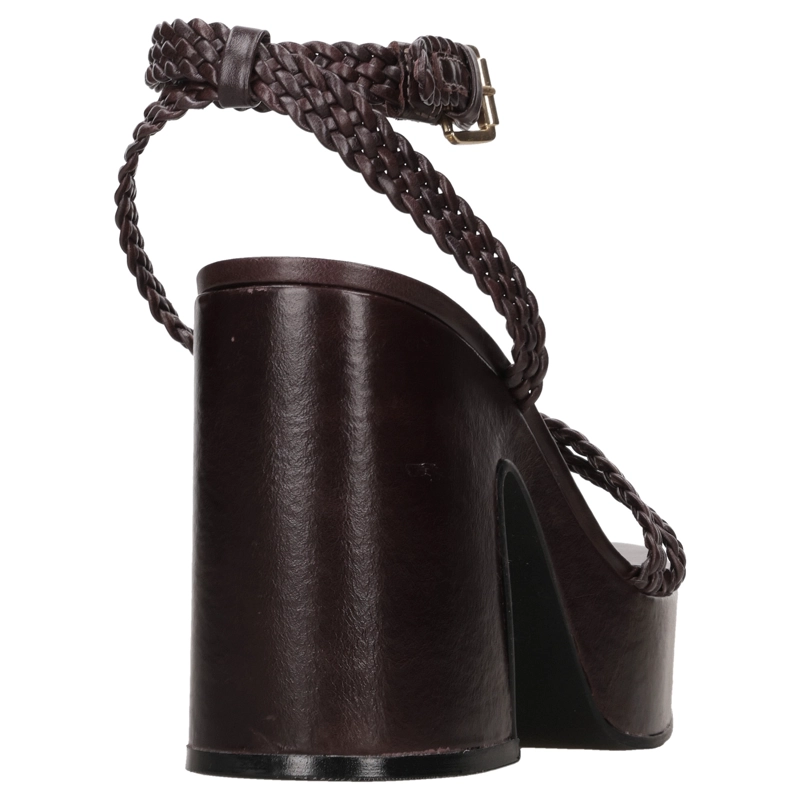 SANDALIA CASUAL MUJER MINGO - MIM0225 | MARRON OSCURO - 3